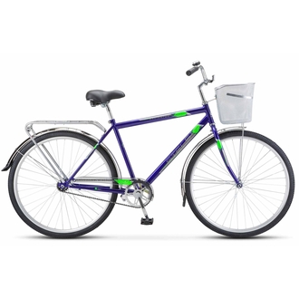 Велосипед городской Stels Navigator-300 С 28" Темно-синий/Салатовый/Серый 20" 2024